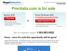 Tablet Screenshot of pmcitalia.com